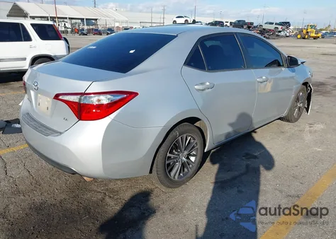 2016 Toyota Corolla Le Plus from USA, damaged, VIN 5YFBURHE3GP399505